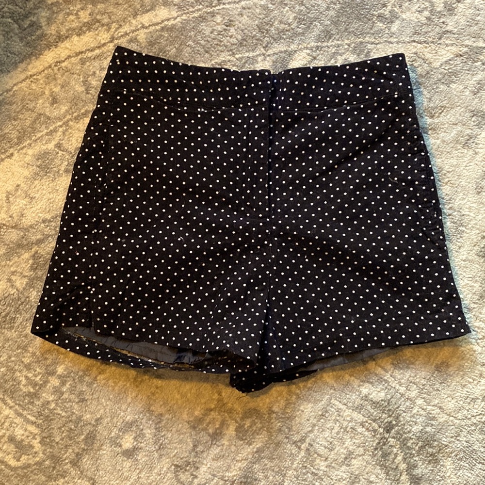 Black polka dotted shorts